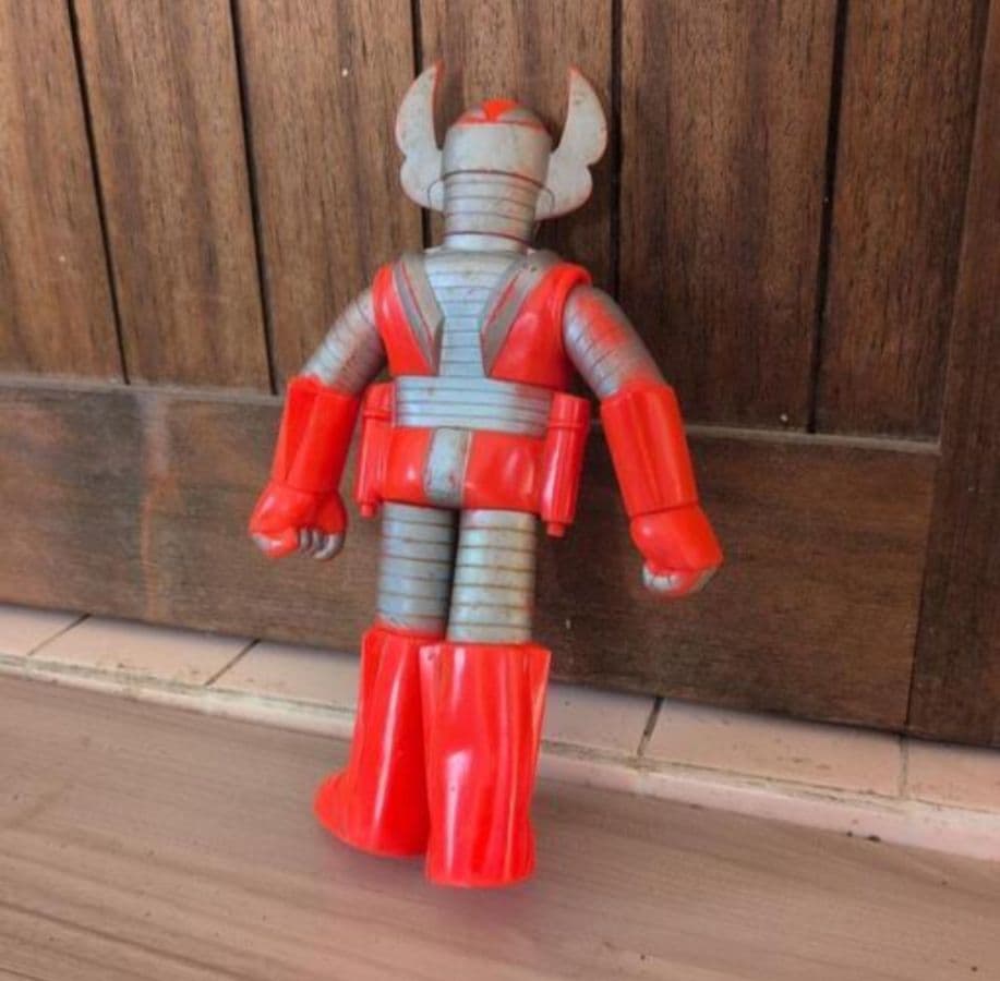 電人ザボーガー　ストロングザボーガー　ヒーロー　ソフビ　ブルマァク　29cm