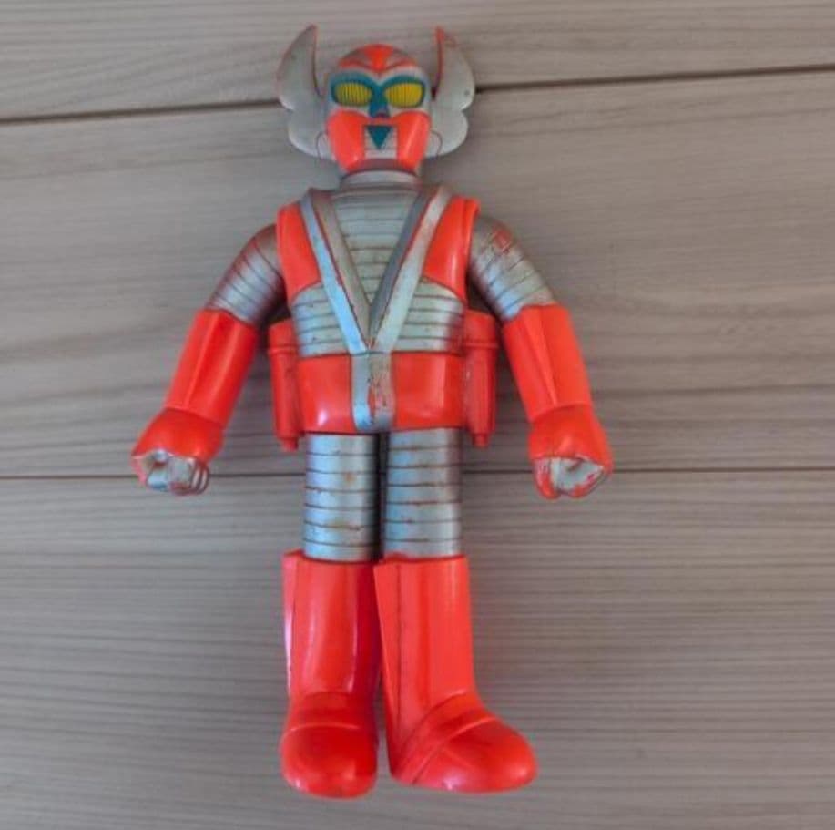 電人ザボーガー　ストロングザボーガー　ヒーロー　ソフビ　ブルマァク　29cm