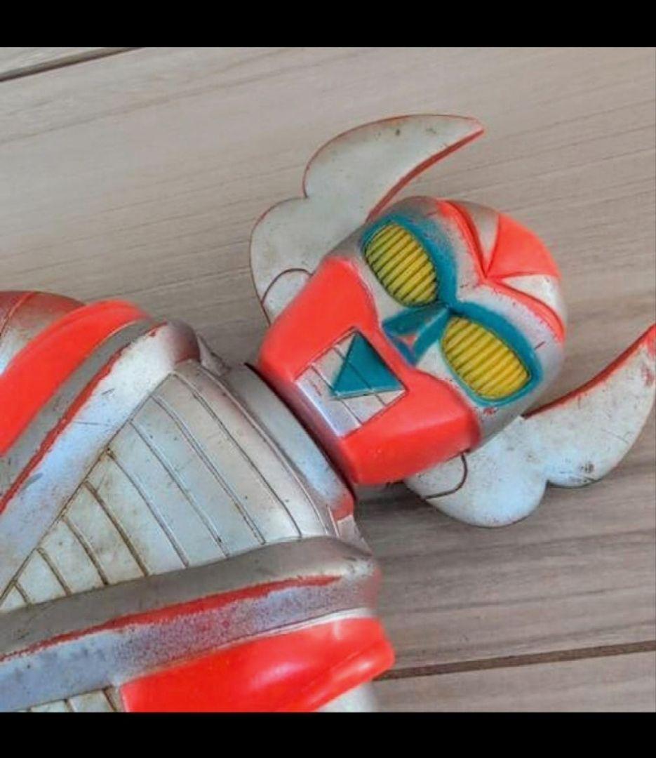 電人ザボーガー　ストロングザボーガー　ヒーロー　ソフビ　ブルマァク　29cm