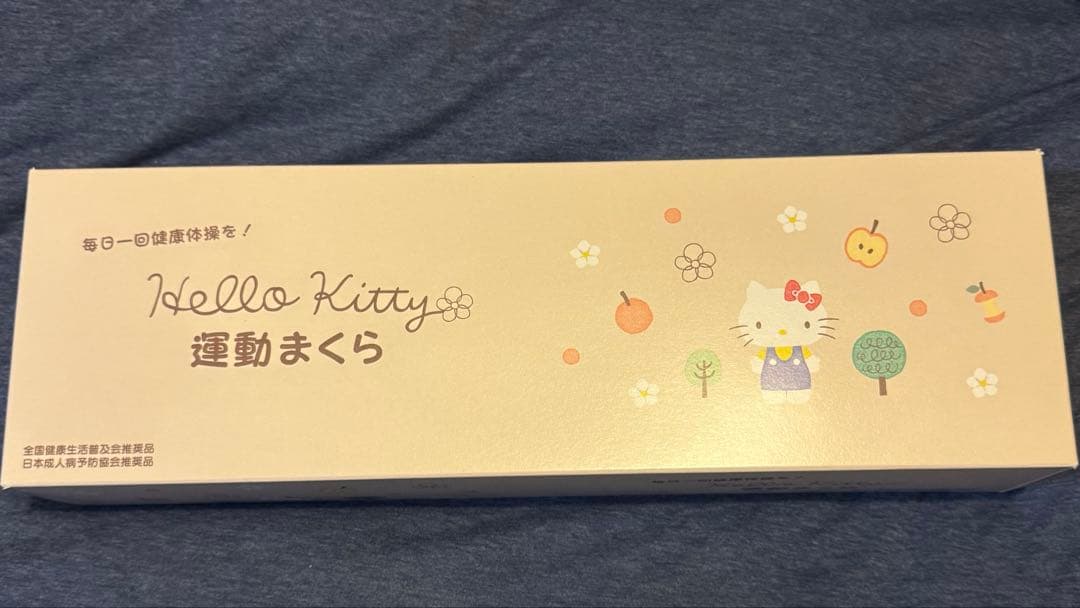 【新品カバー付き】医院購入 あおたけ運動まくら（ハローキティ柄）日本直販　全健会