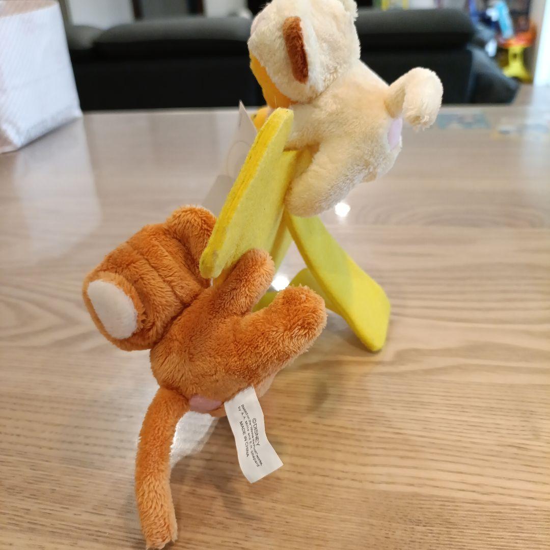 【タグ付き】くまのプーさん　2004年　申年　ぬいぐるみ写真立て☆サル