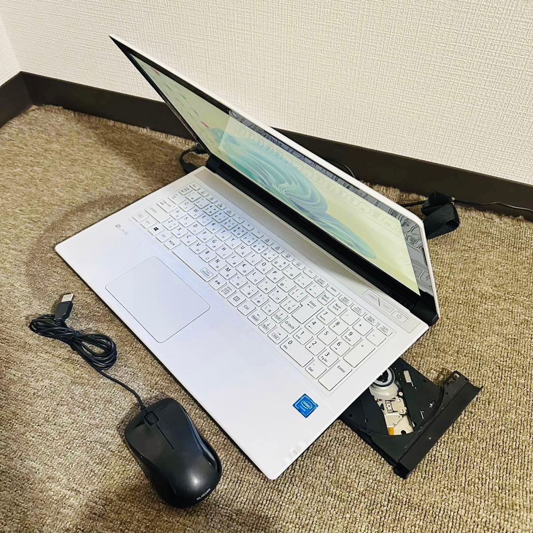 S164 NECノートパソコンWEBカメラSSD高速Windows11オフィス付