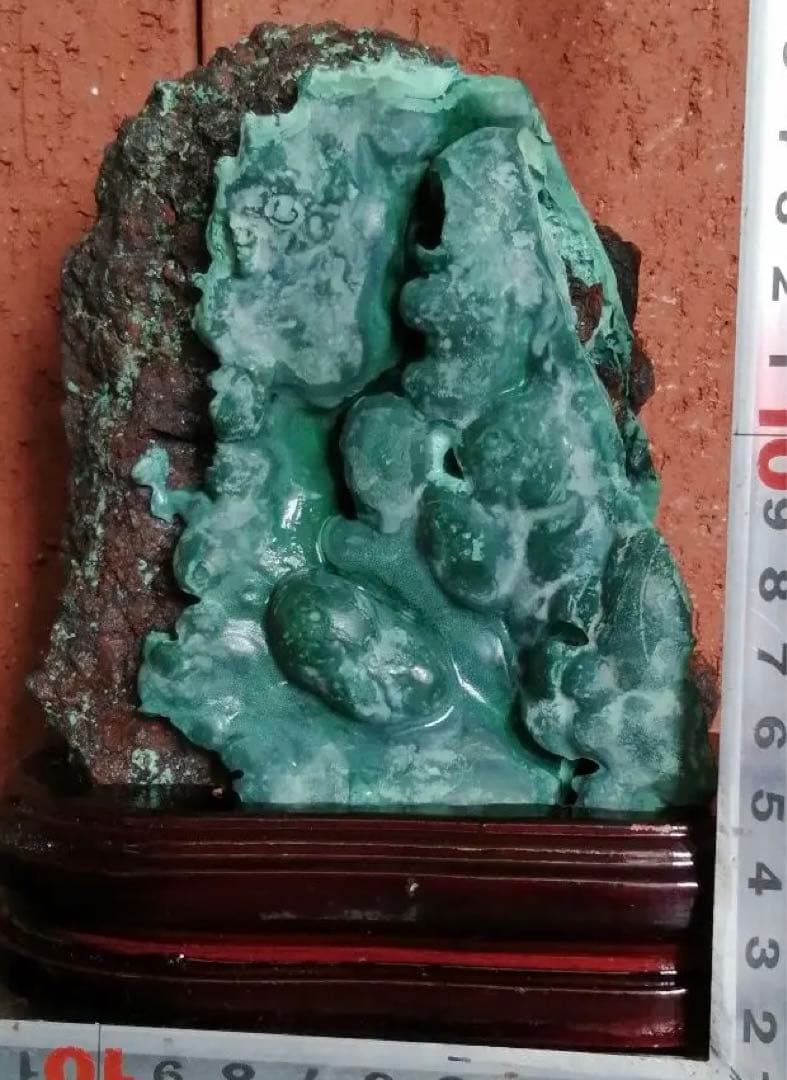 マラカイト1.3kg ーt895