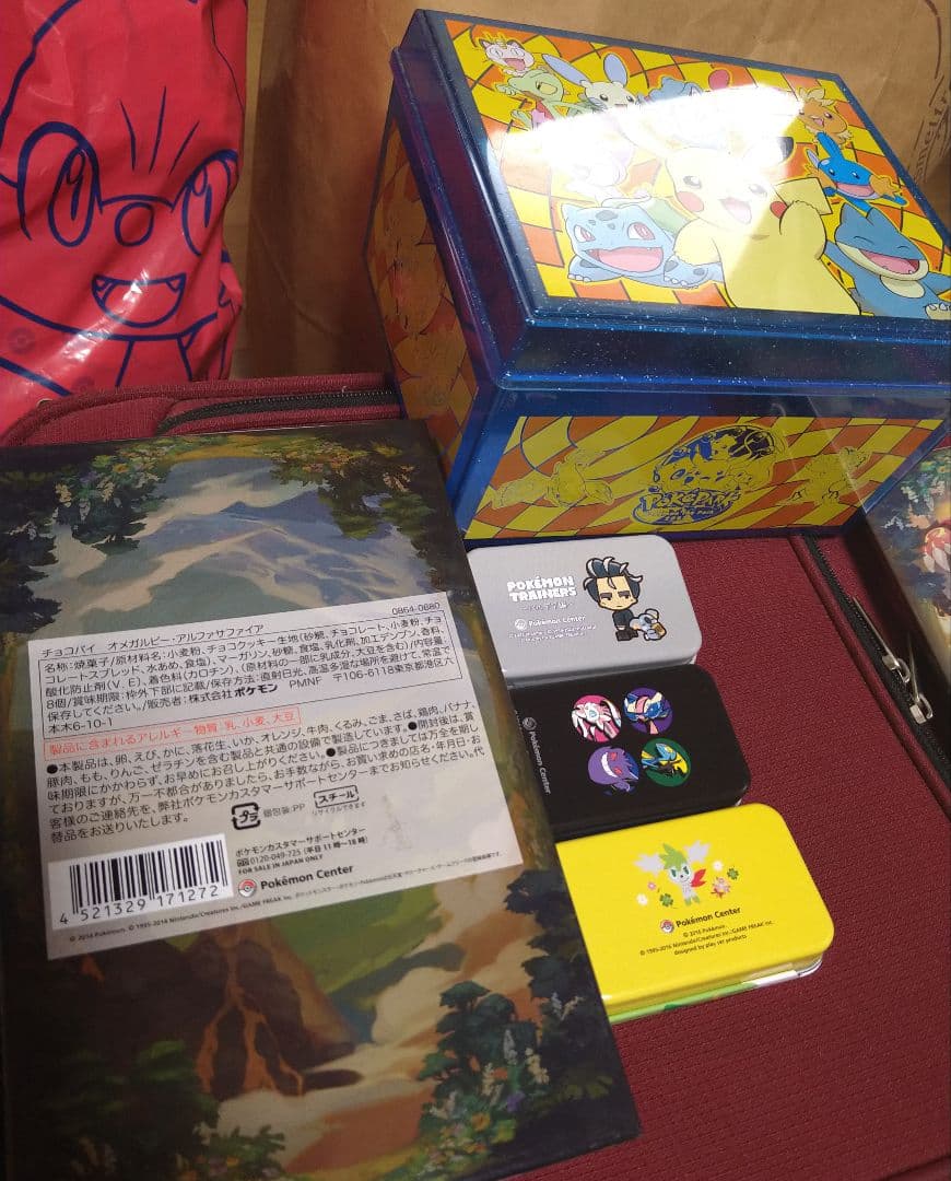 ポケモン　空き缶　空缶　お菓子缶　ケース　　　 クッキー缶　非売品　ボックス