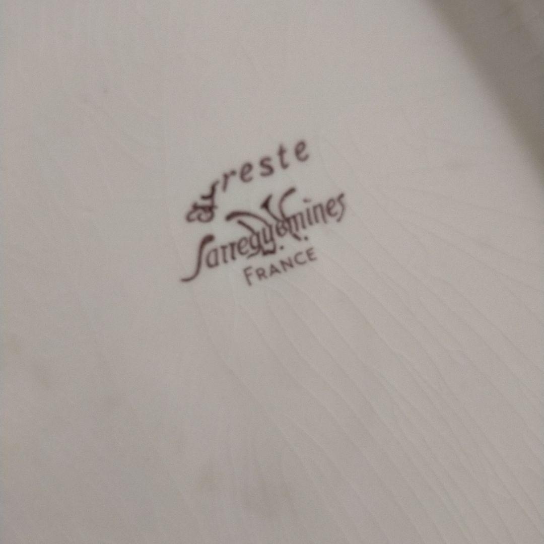 【希少】フランスアンティーク　サルグミンヌ　アグレスト　サービングプレート