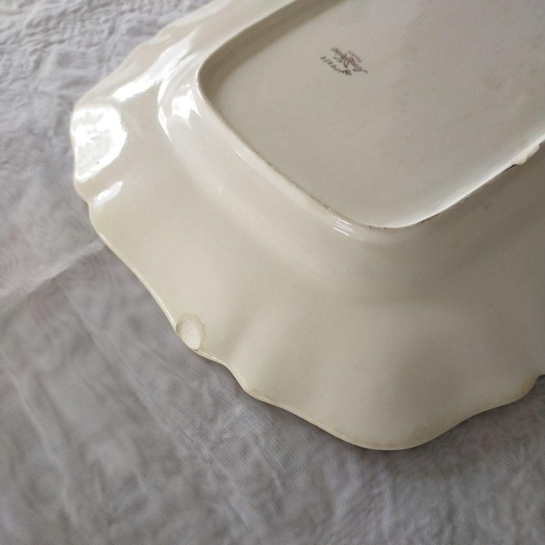 【希少】フランスアンティーク　サルグミンヌ　アグレスト　サービングプレート