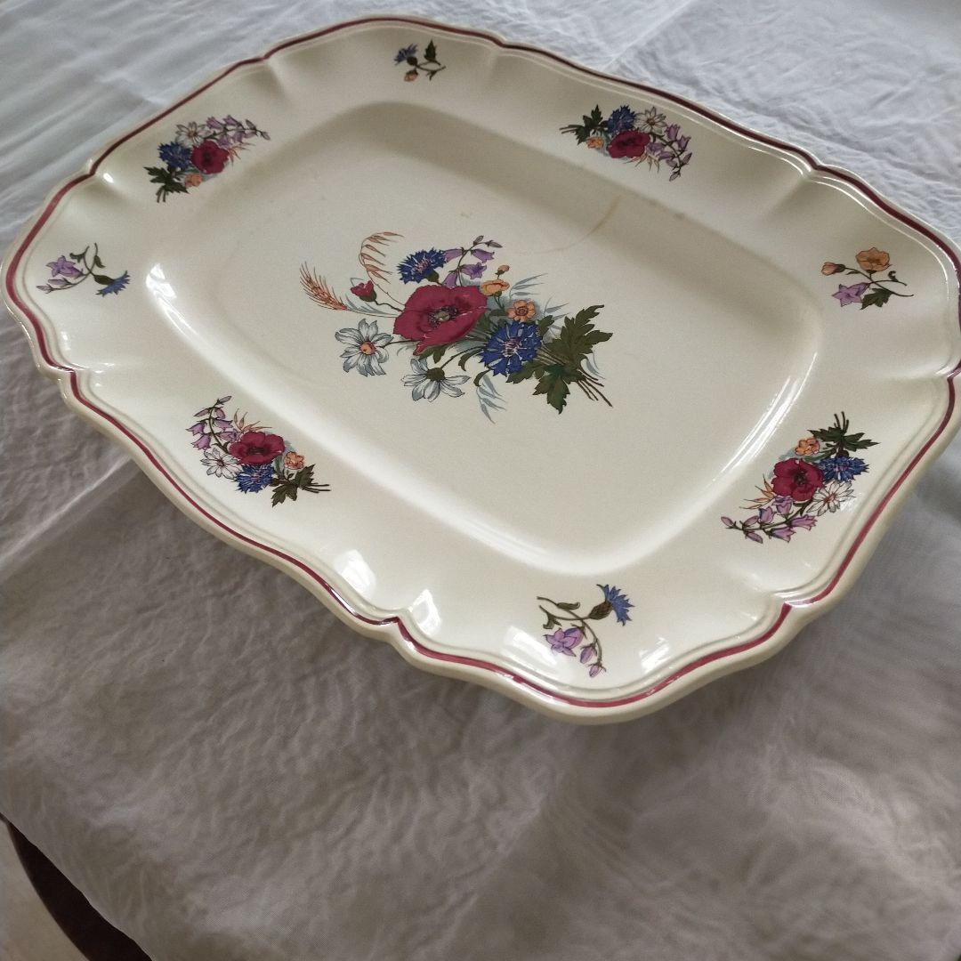 【希少】フランスアンティーク　サルグミンヌ　アグレスト　サービングプレート