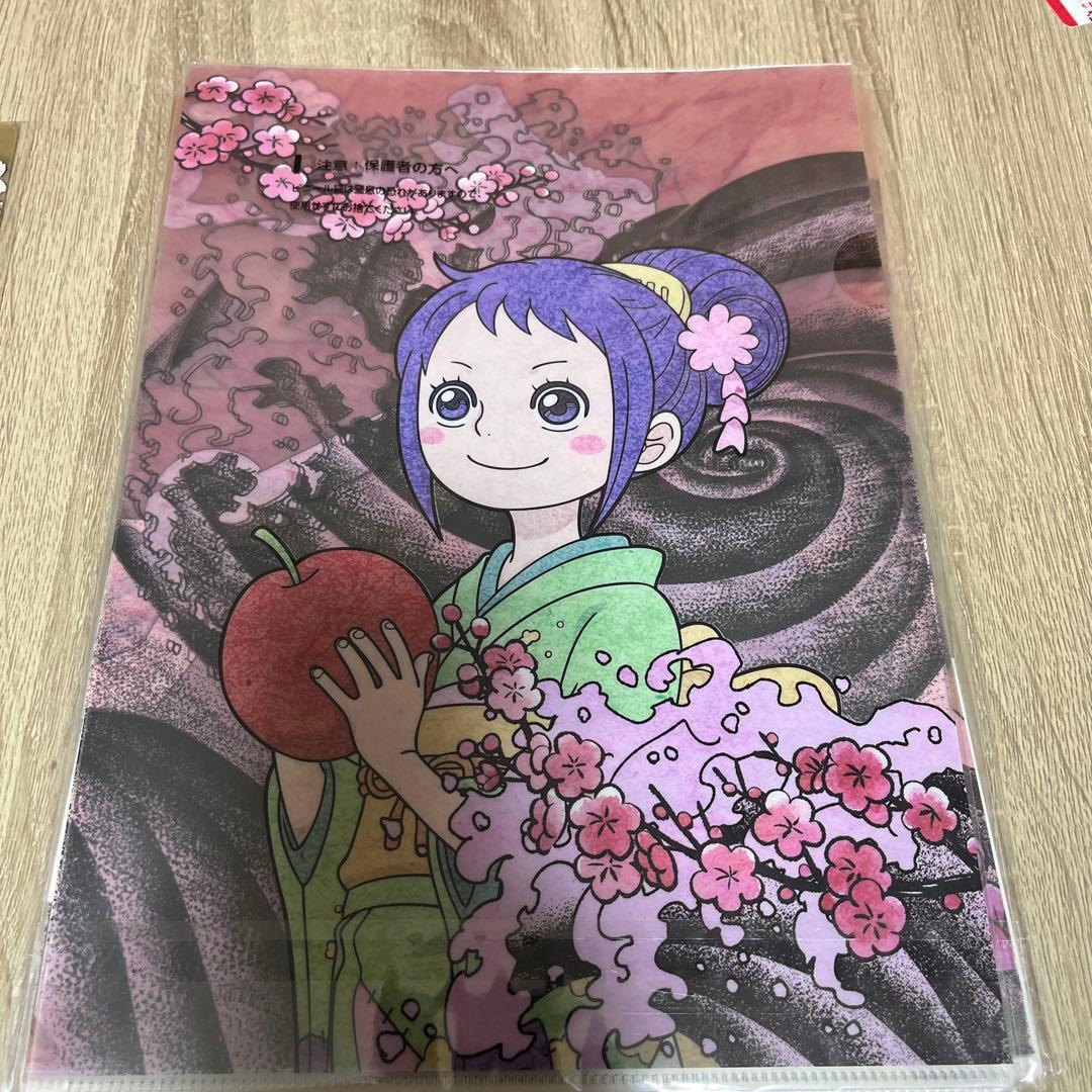 ONE PIECE BANDAI クリアファイルセットA4サイズ　6枚入