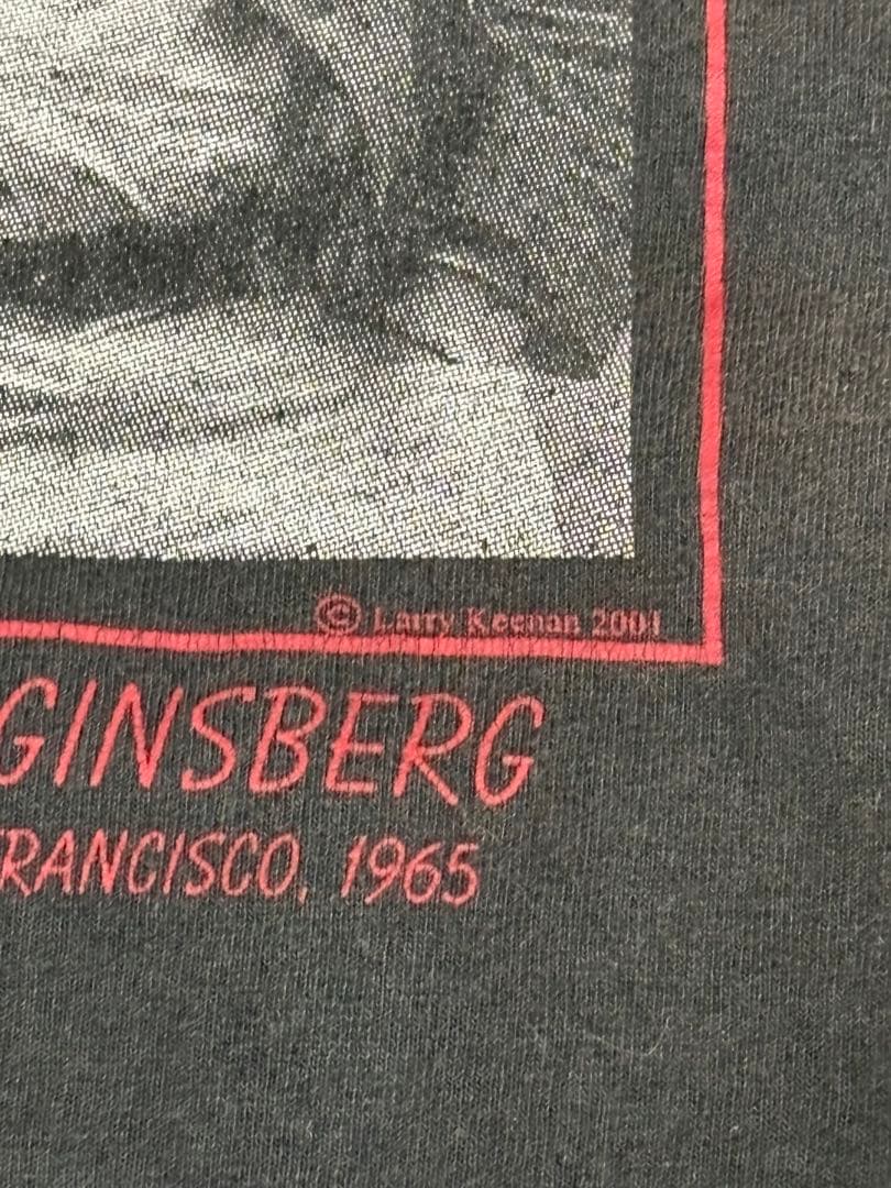超レアXL！BOB DYLAN&ALLEN GINSBERGヴィンテージTシャツ