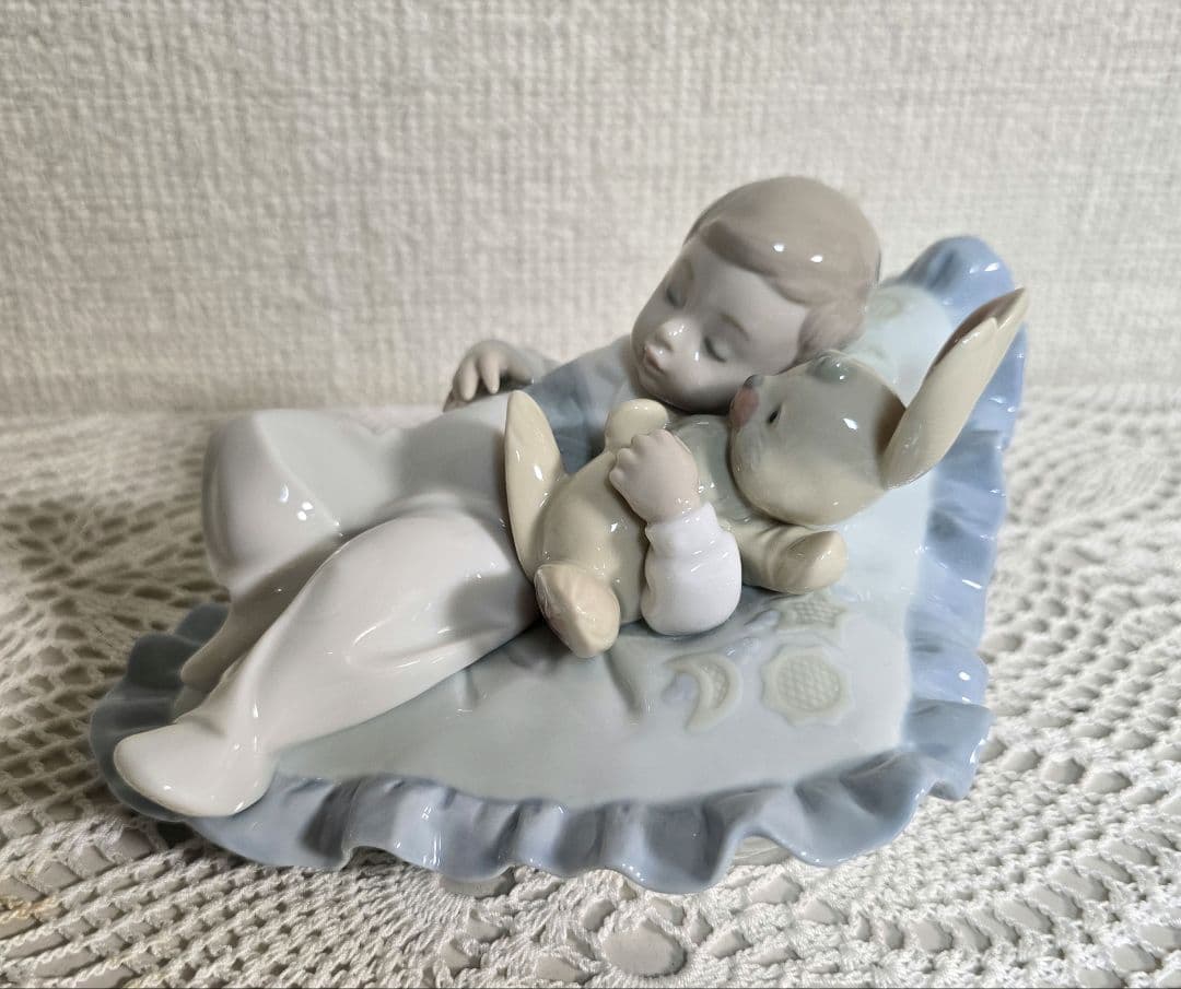 リヤドロ おやすみくまちゃん & おやすみ、うさちゃん セット