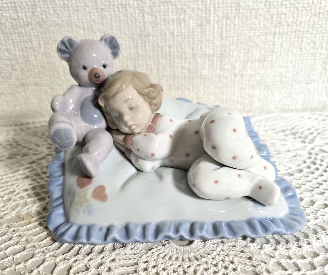 リヤドロ おやすみくまちゃん & おやすみ、うさちゃん セット