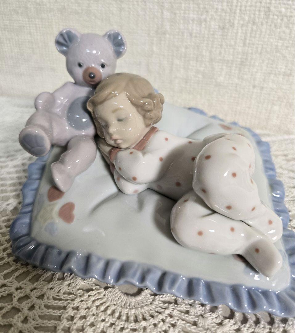 リヤドロ おやすみくまちゃん & おやすみ、うさちゃん セット