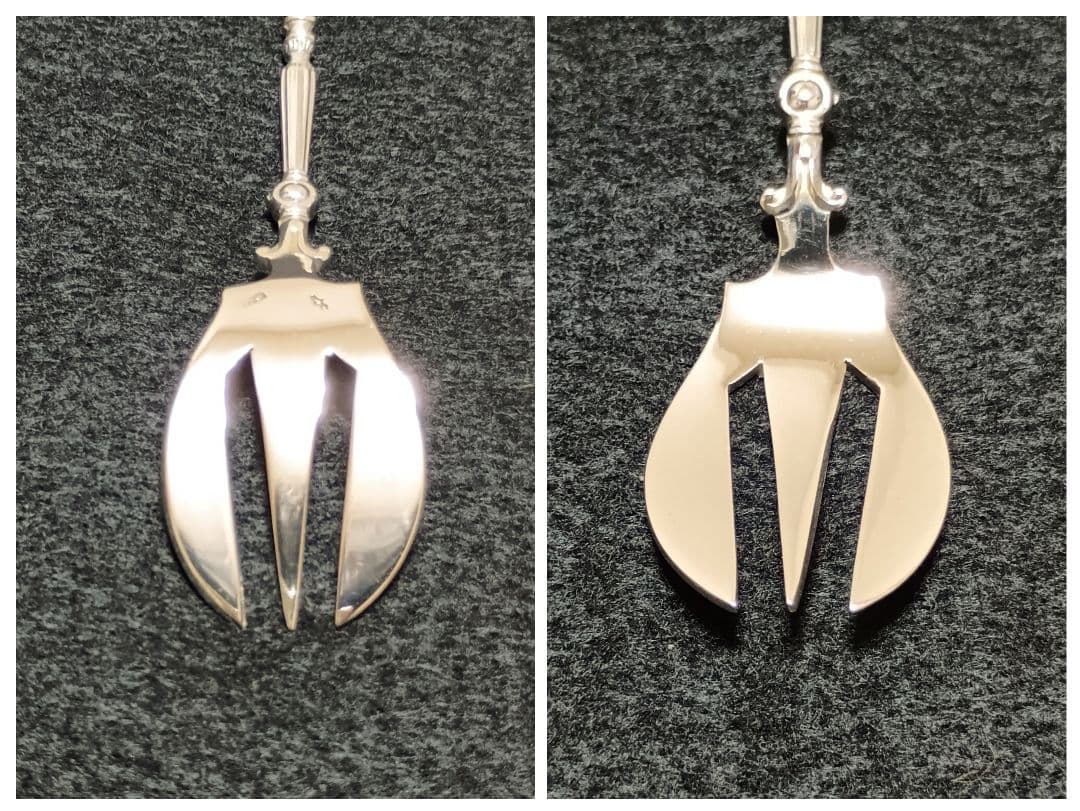 デザートフォーク アンティーク ヴァンケンペン アールヌーヴォー 銀833