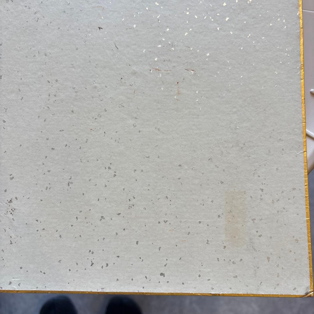 大津絵　高橋和堂　酒袋に肉筆　大型色紙