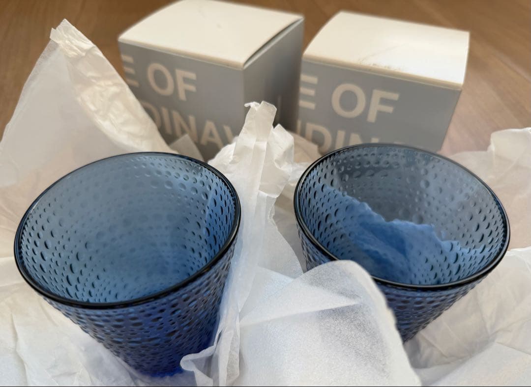 イッタラ100周年カステヘルミ　ウルトラマリンブルー　4点セット　レア　新品