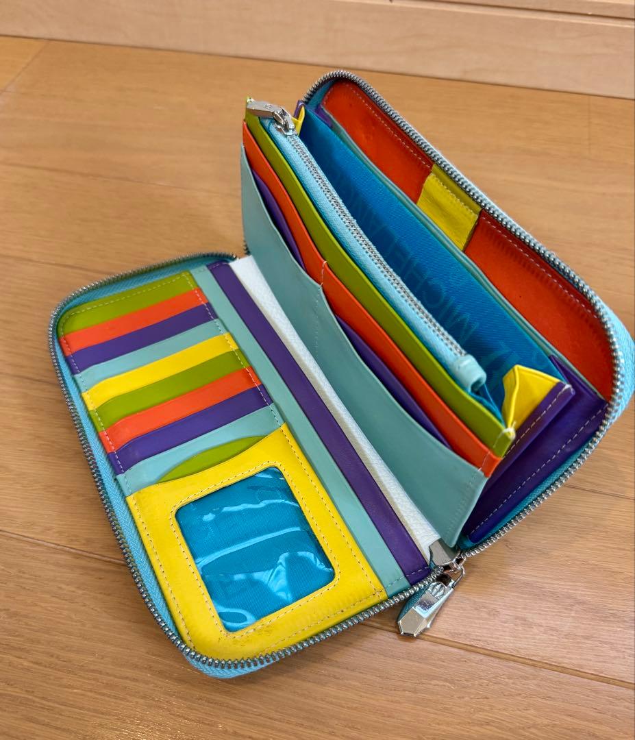 MICHELANGELO アビステ　ミケランジェロ　長財布　美品　Gカード付き