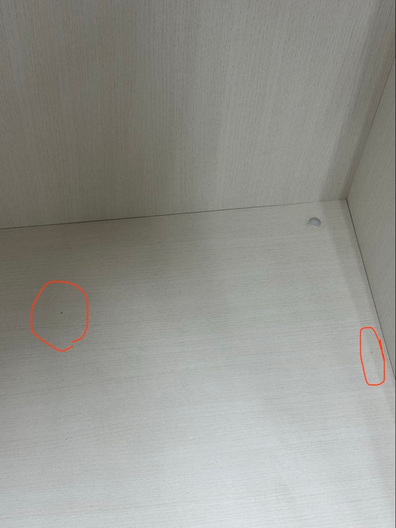 ニトリ ワードローブ ホワイト トラウト80