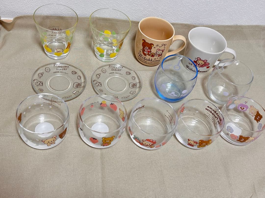 ① リラックマ グラス 食器　大量　まとめ売り　セット　グッズ　サンエックス