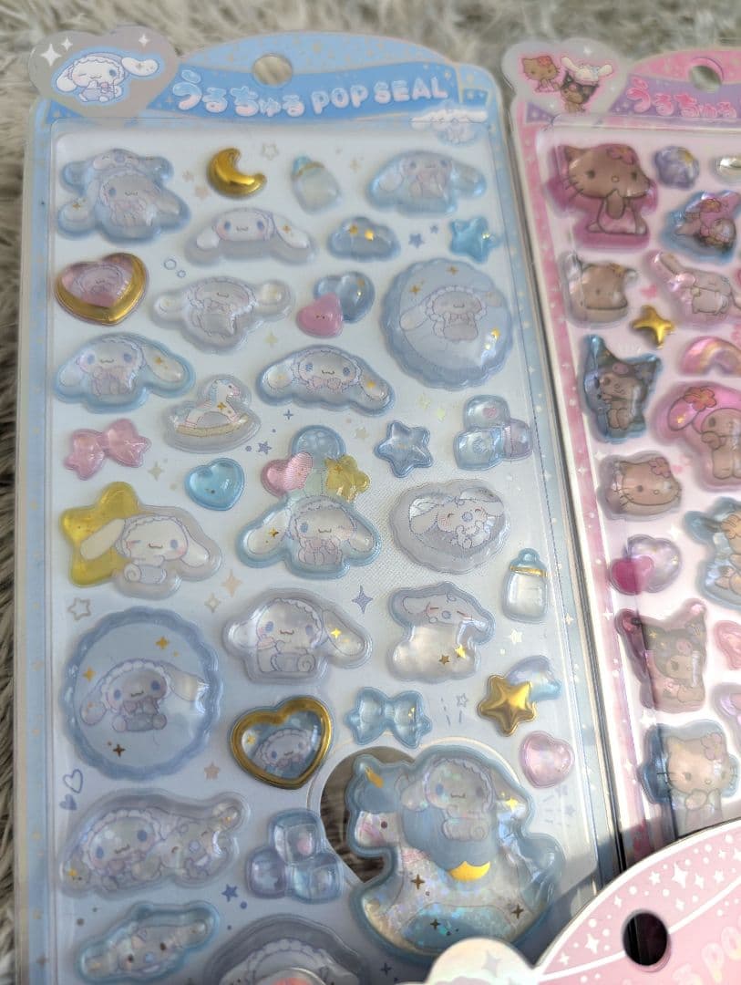 正規品★うるちゅるポップシール　サンリオベビー　コンプ　キティ　キャラクターズ