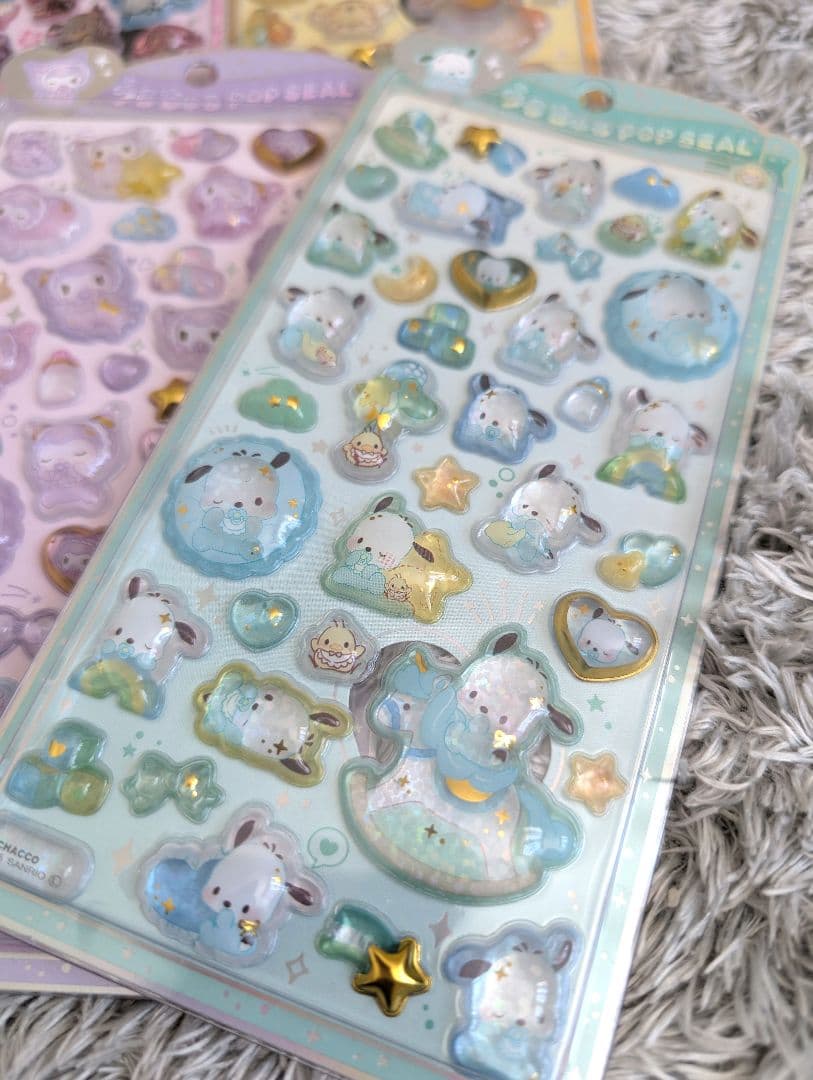 正規品★うるちゅるポップシール　サンリオベビー　コンプ　キティ　キャラクターズ