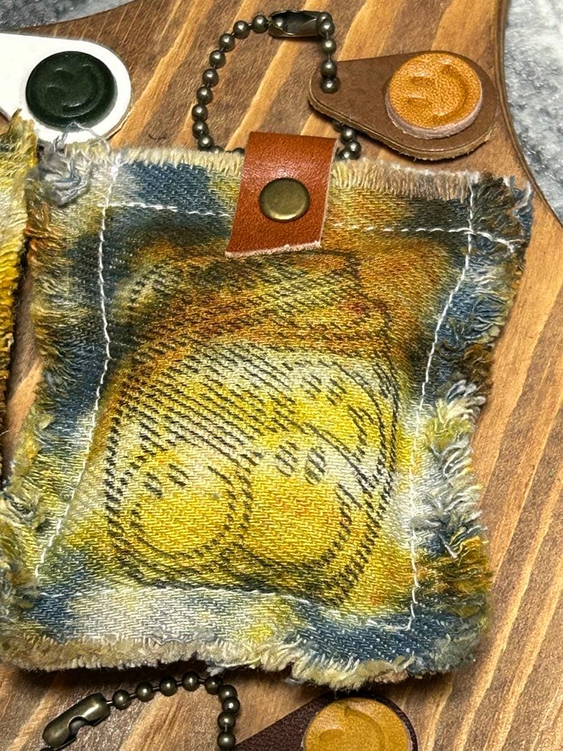 コラボ‼️染めデニムニコちゃんタグNo.p673