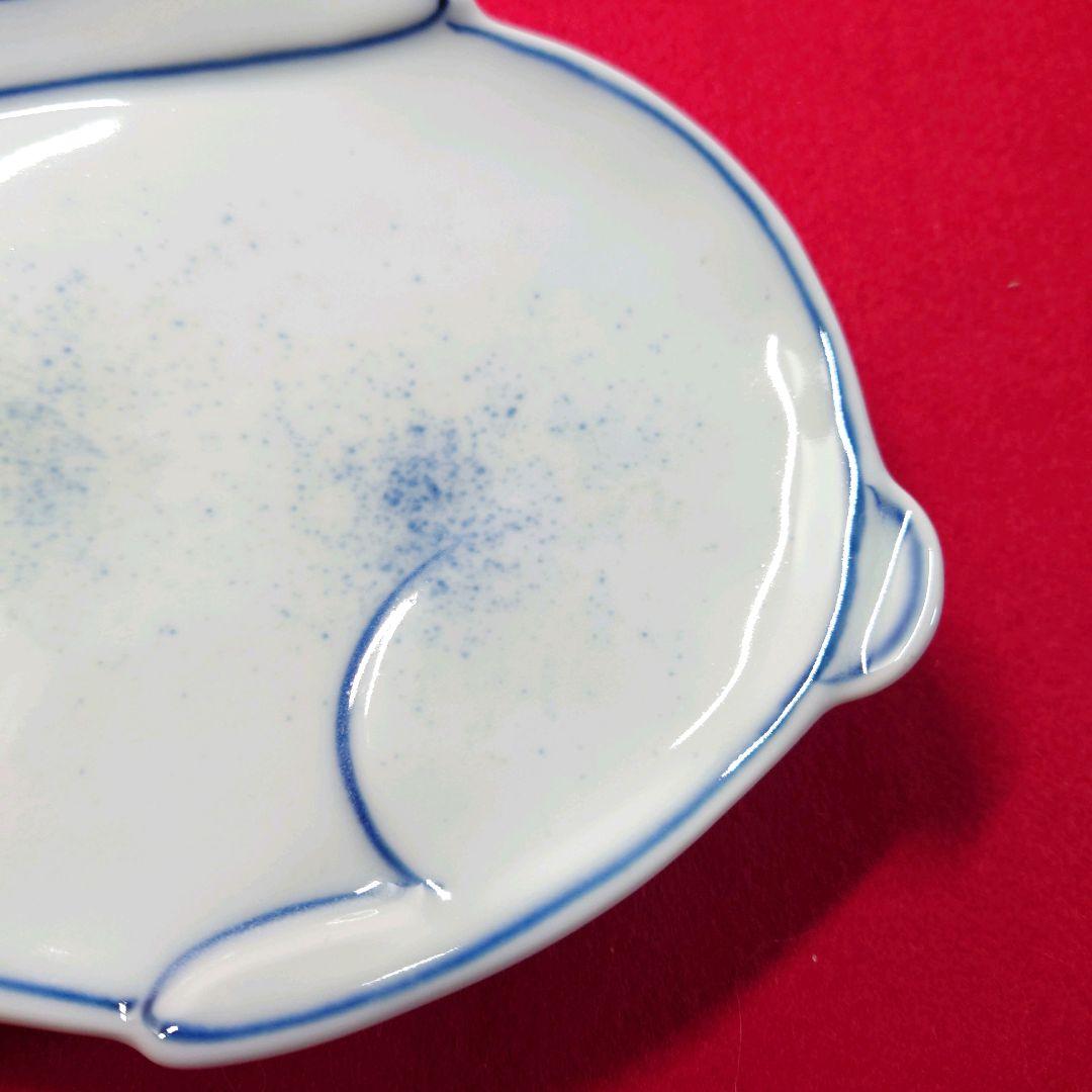 源右衛門窯　染付兎型　小皿　銘々皿　5枚