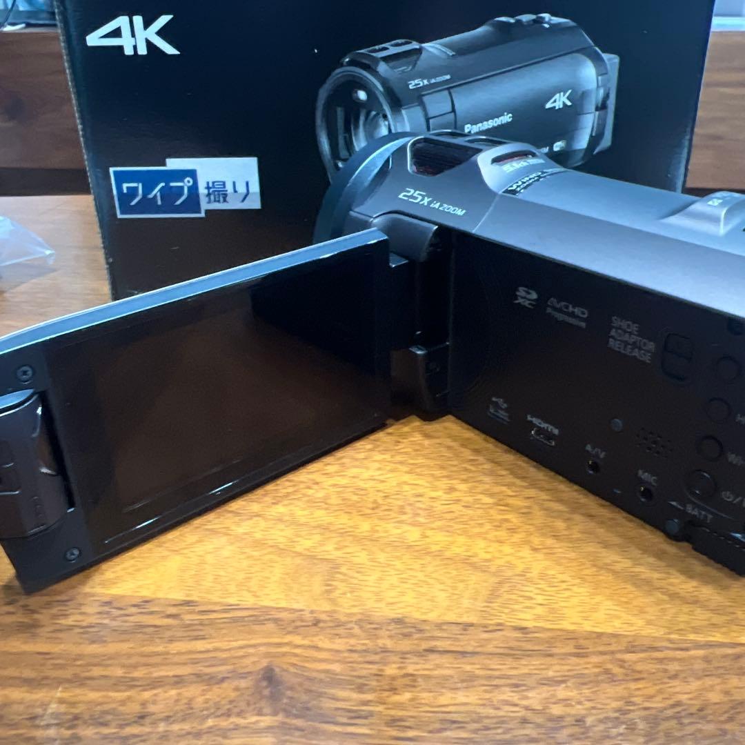 美品　パナソニック 4K ビデオカメラ HC-WX995M-T 64GB