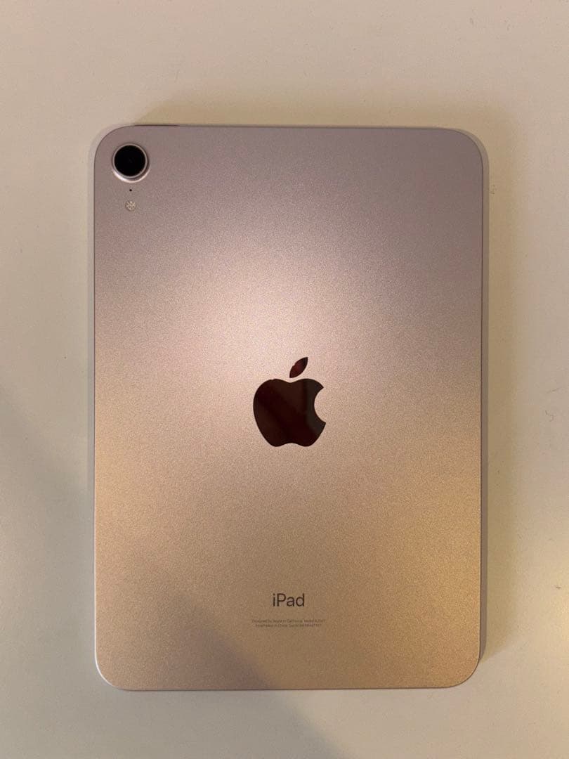 【美品】iPad mini６ピンク 64GB Pencil互換品・カバー付き