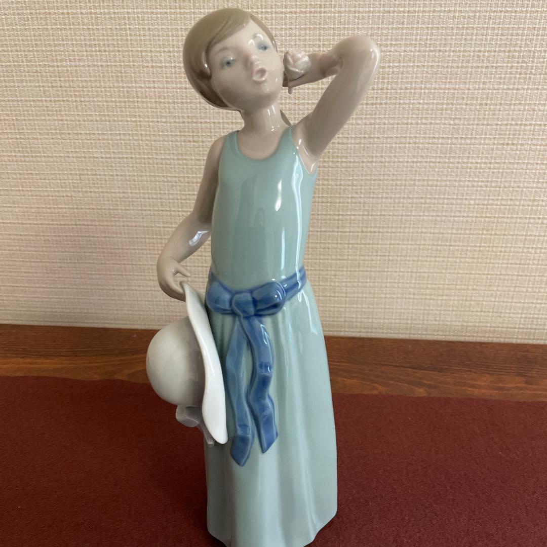 リヤドロ　なびかせて/若草色の少女/5010