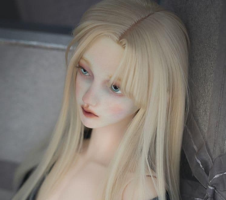 I26 BJD 1/3 人形 ドール　用ウィッグ カツラ 耐熱 ハンドメイド