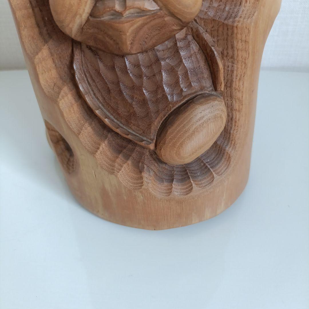 木製彫刻 木彫り一木造り