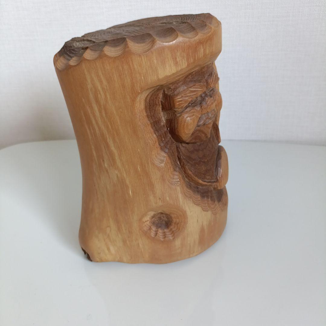 木製彫刻 木彫り一木造り