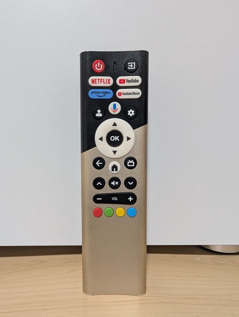 43型 GoogleTV機能搭載 4K対応 チューナーレス スマートテレビ