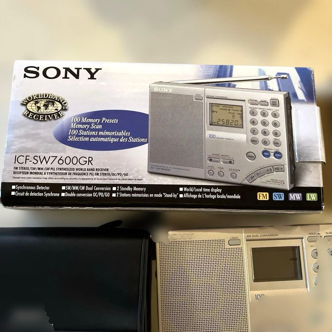 SONYラジオ　ICF-SW7600GR ラジオ受信機　新品　並行輸入品