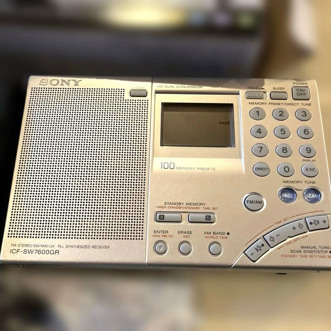 SONYラジオ　ICF-SW7600GR ラジオ受信機　新品　並行輸入品