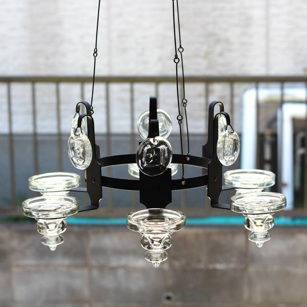 【レア】KOSTA BODA バーティル・ヴァリーン　シャンデリア　ヴィンテージ