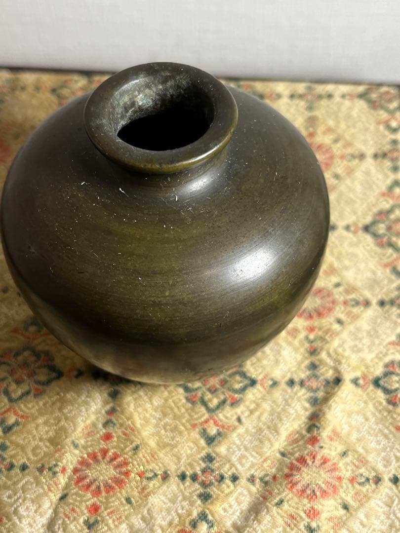 古銅 花入