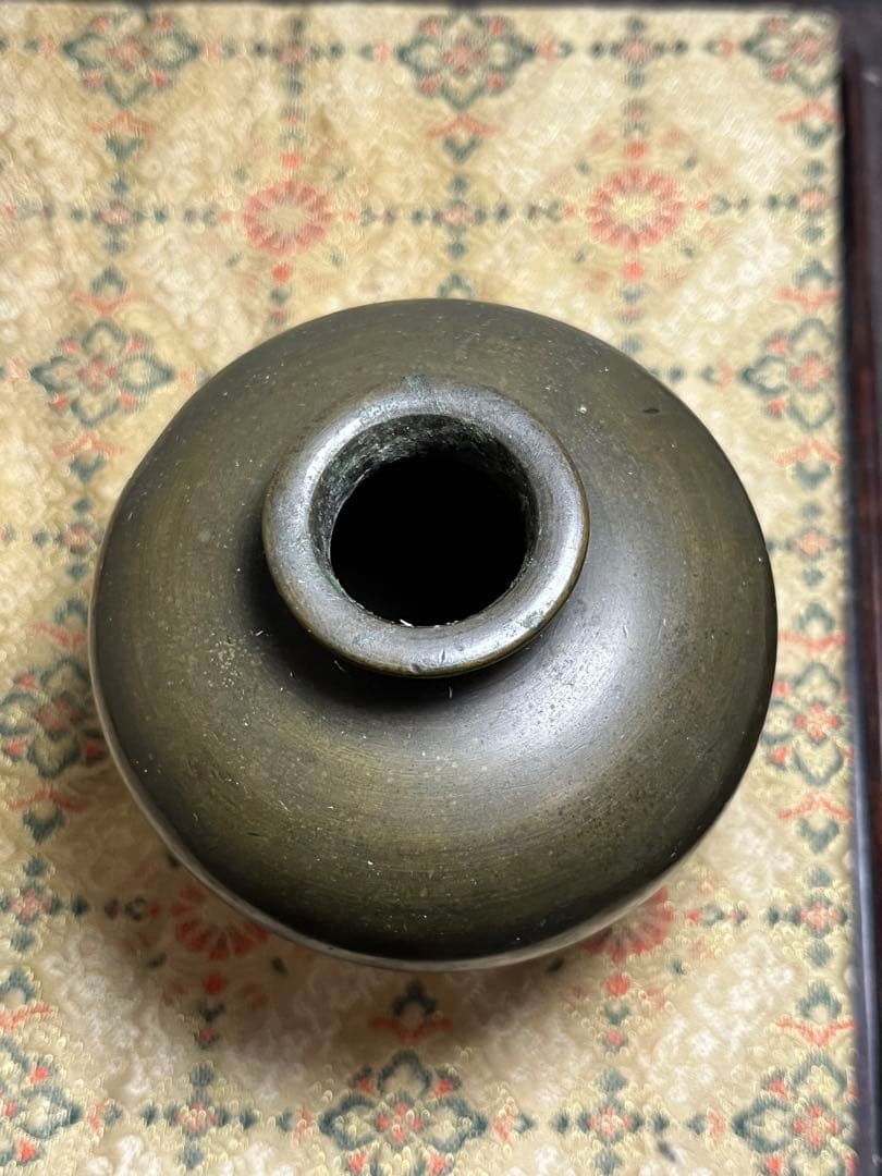 古銅 花入