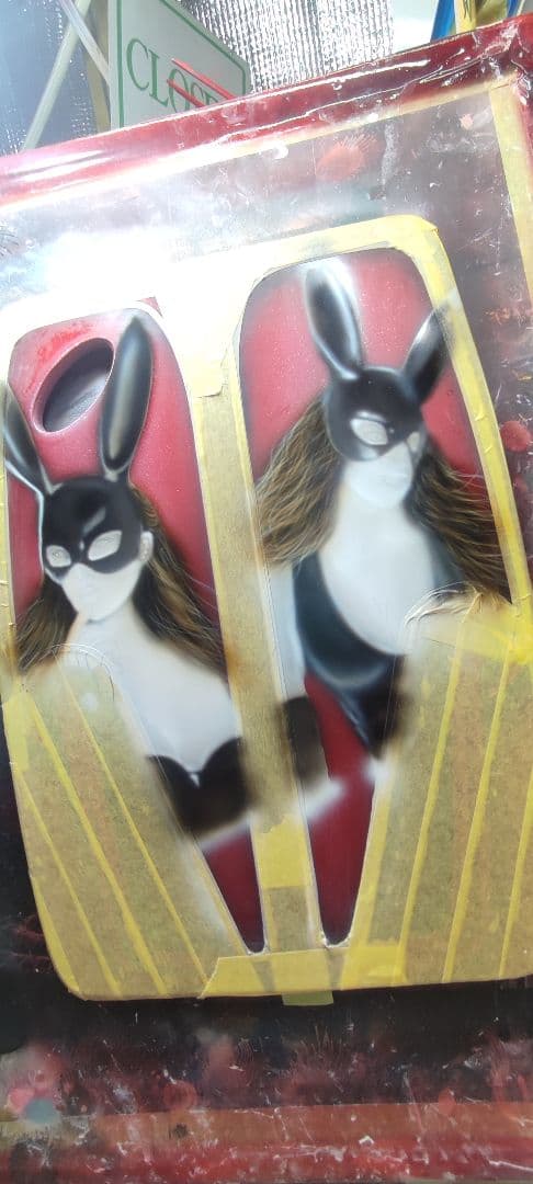 カスタムペイント エアブラシ ミューラル バニーガール