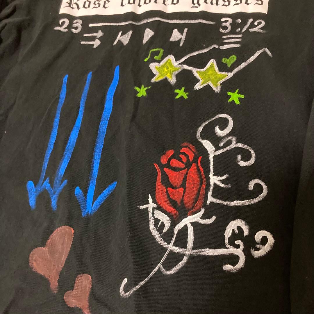 井出卓也　T-iD 手書きペイント　Tシャツ