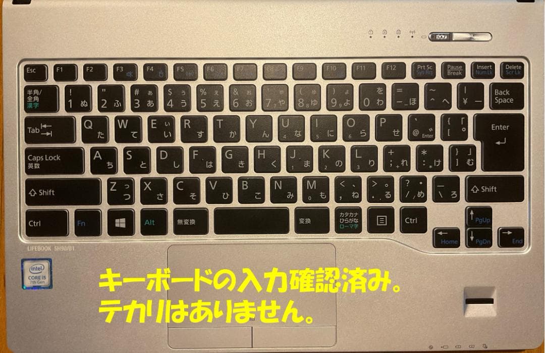 FUJITSU LIFEBOOK SH90/B1 Win11　25H2