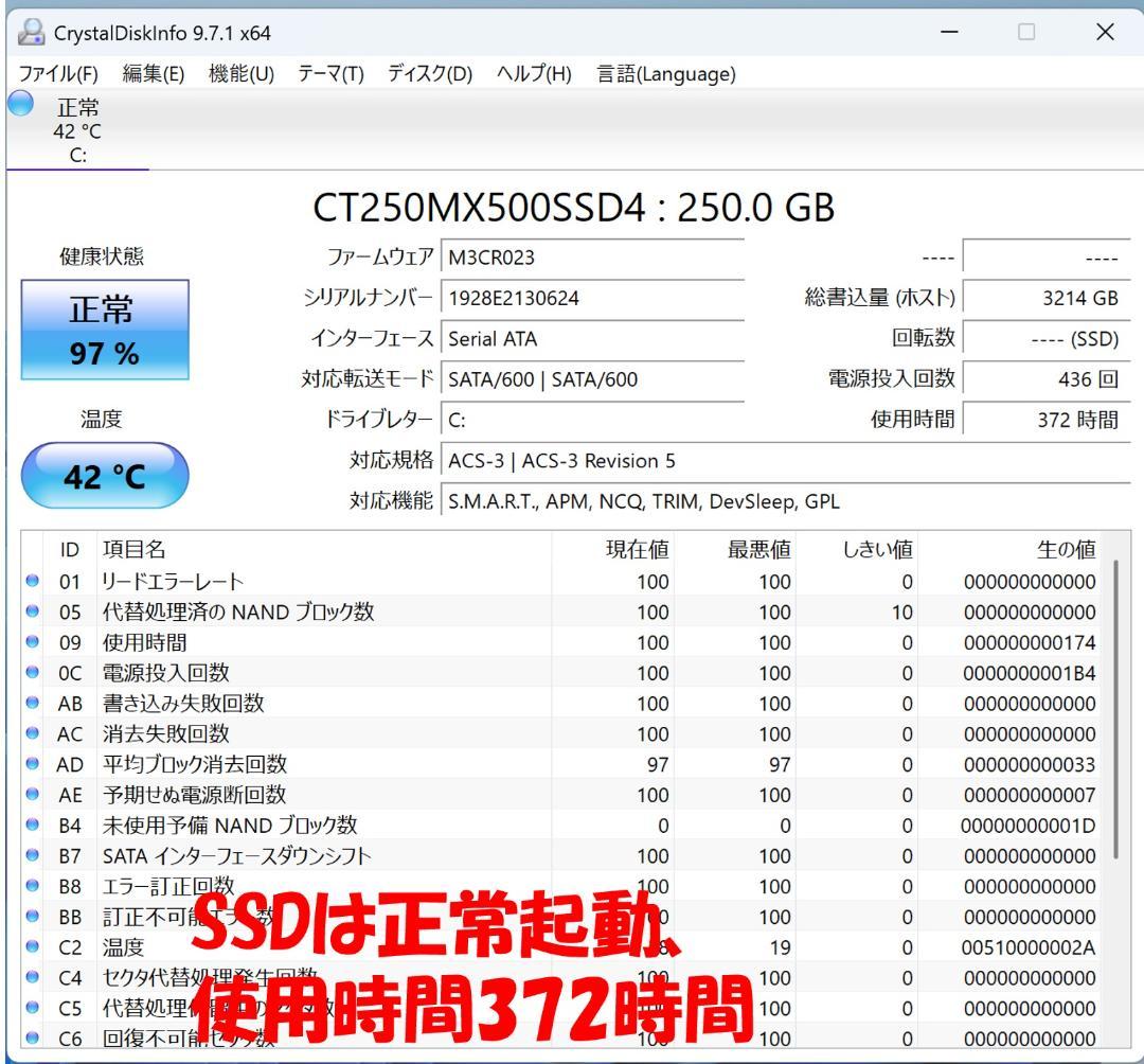 FUJITSU LIFEBOOK SH90/B1 Win11　25H2