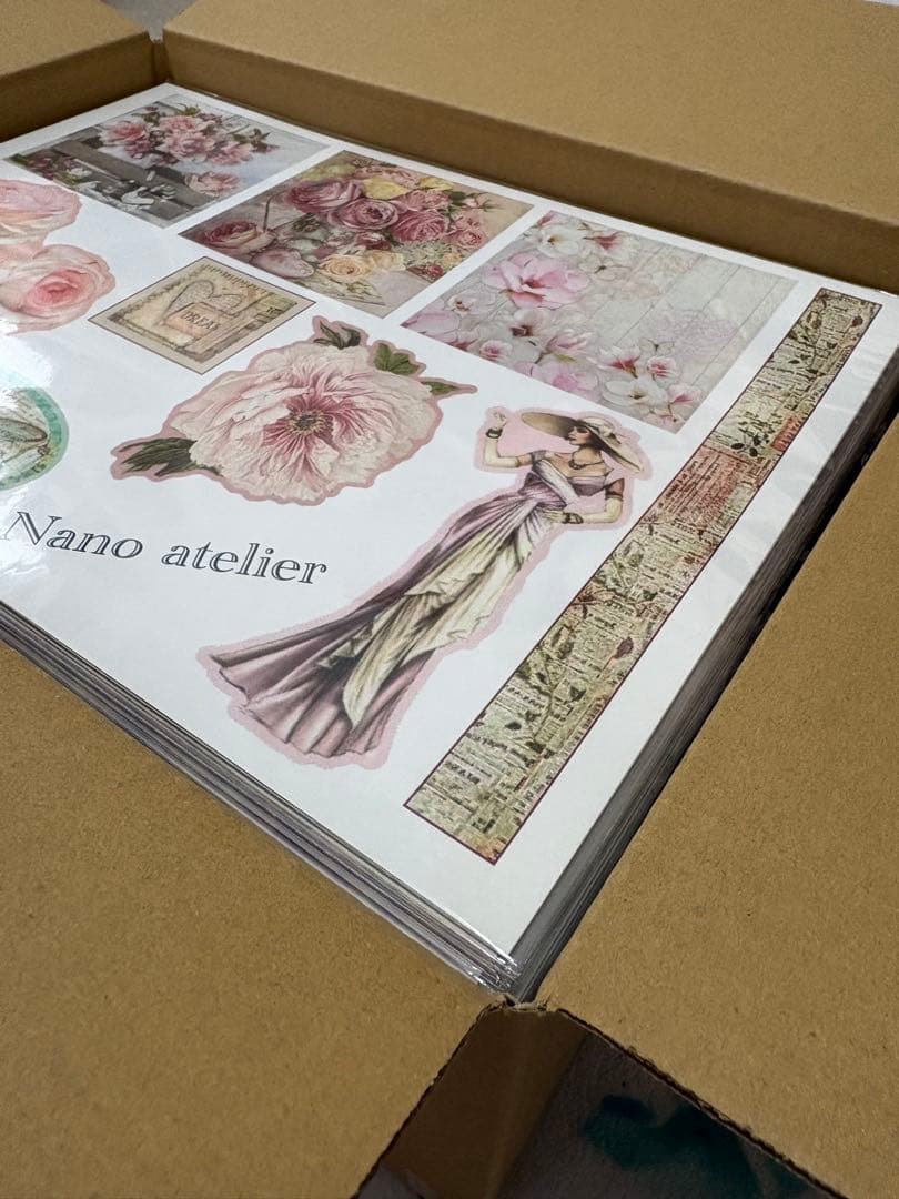 断捨離 A4デザペ&コラージュシート1,000枚以上