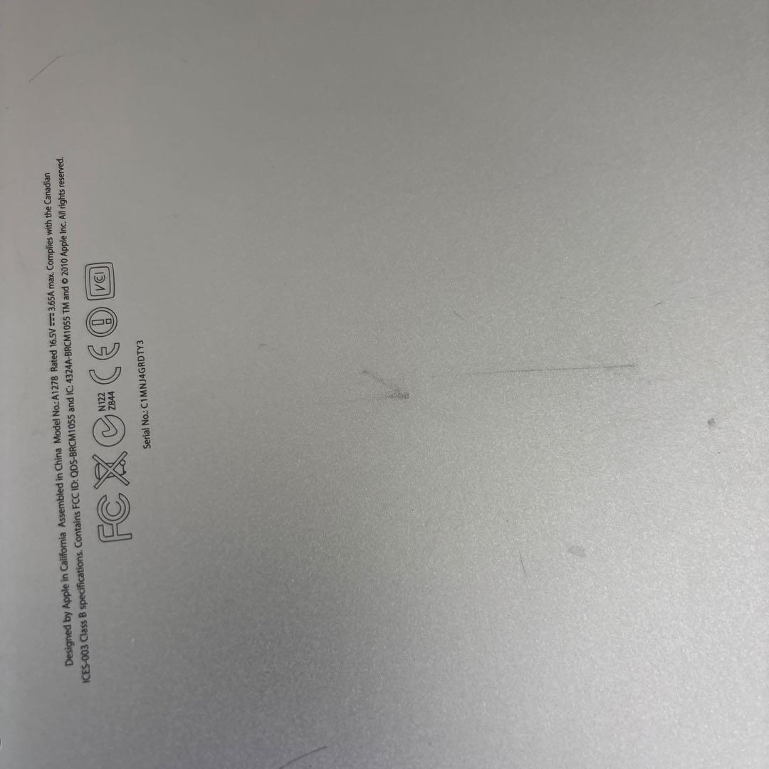 MacBook Pro Mid 2012 500GB 4GB 13インチ