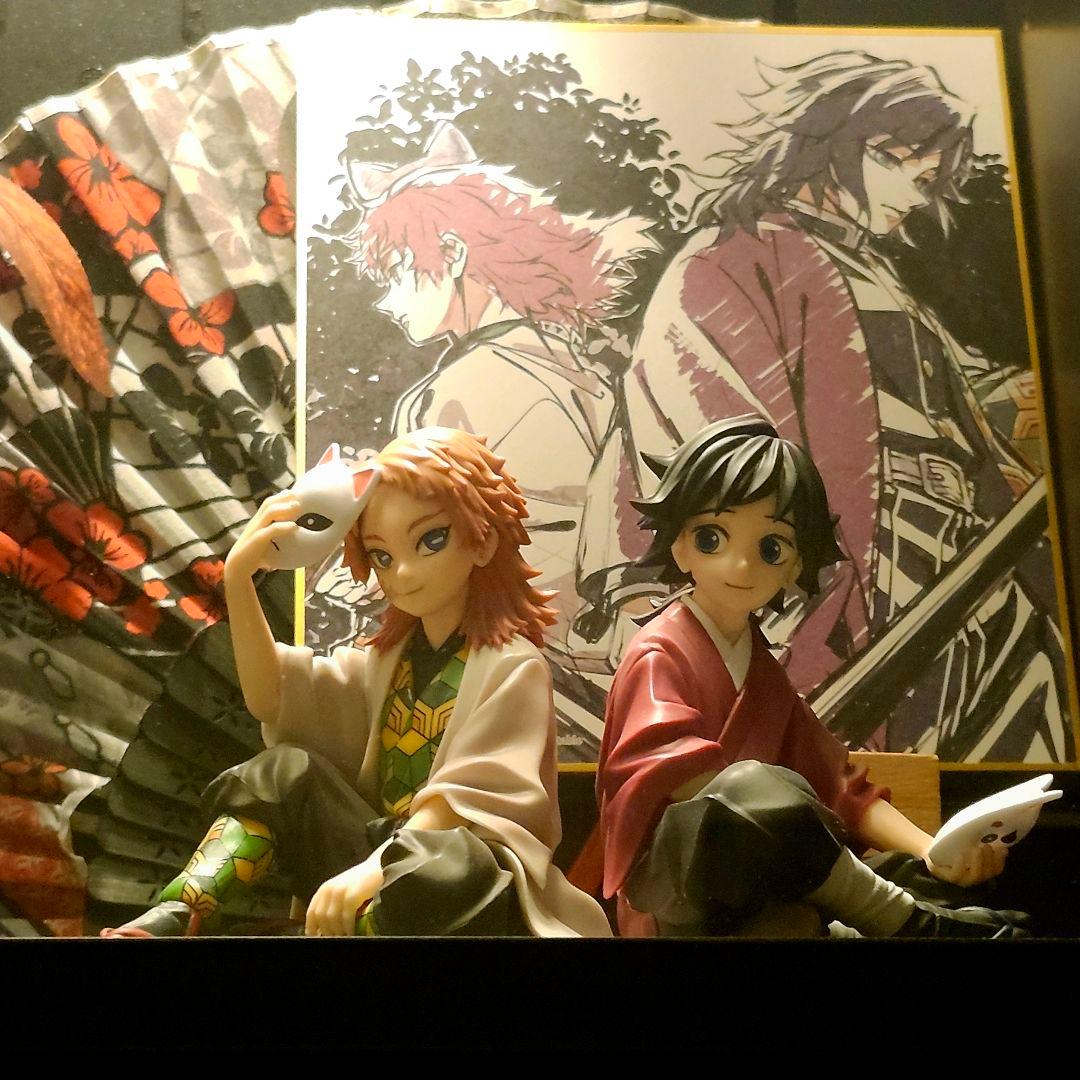 【鬼滅の刃】「義勇と錆兎」ランダムデザインミニ色紙