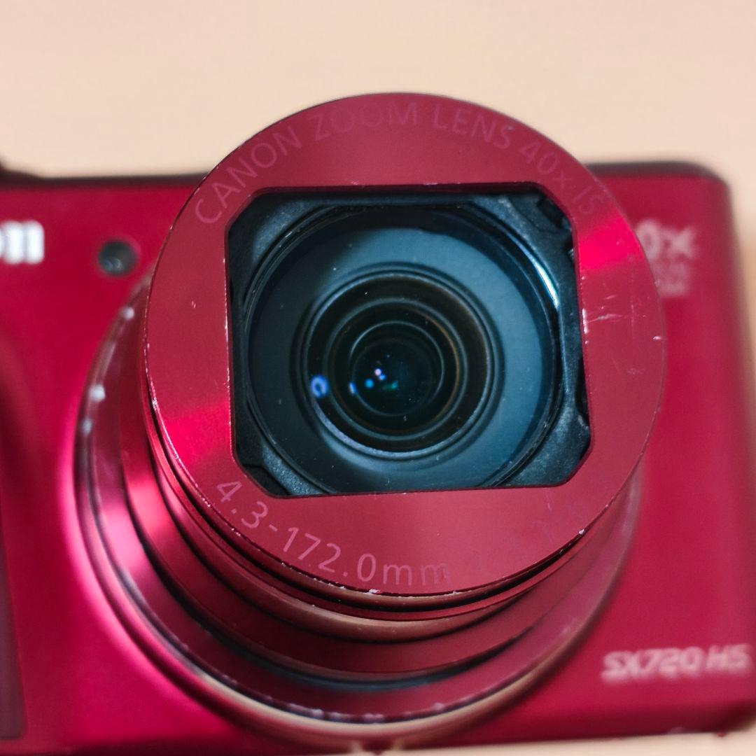 【訳あり】光学40倍　Canon PowerShot SX720 HS　レッド