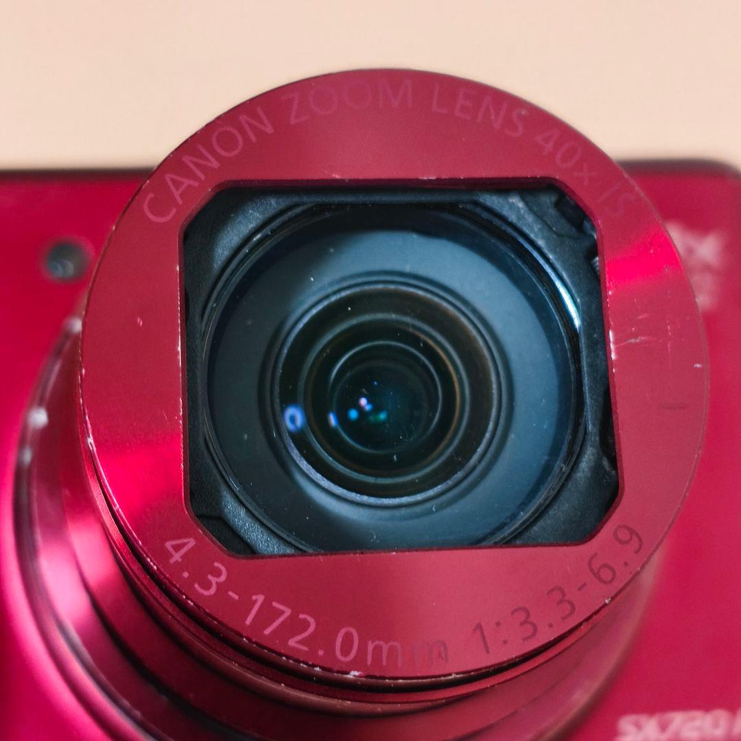 【訳あり】光学40倍　Canon PowerShot SX720 HS　レッド