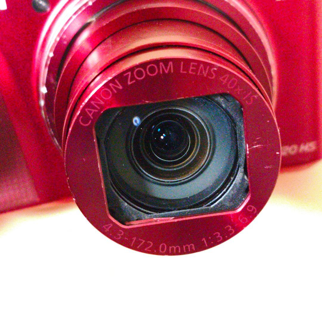 【訳あり】光学40倍　Canon PowerShot SX720 HS　レッド