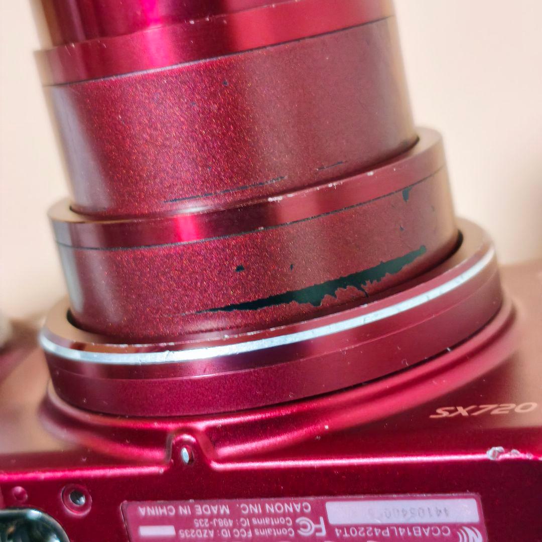 【訳あり】光学40倍　Canon PowerShot SX720 HS　レッド