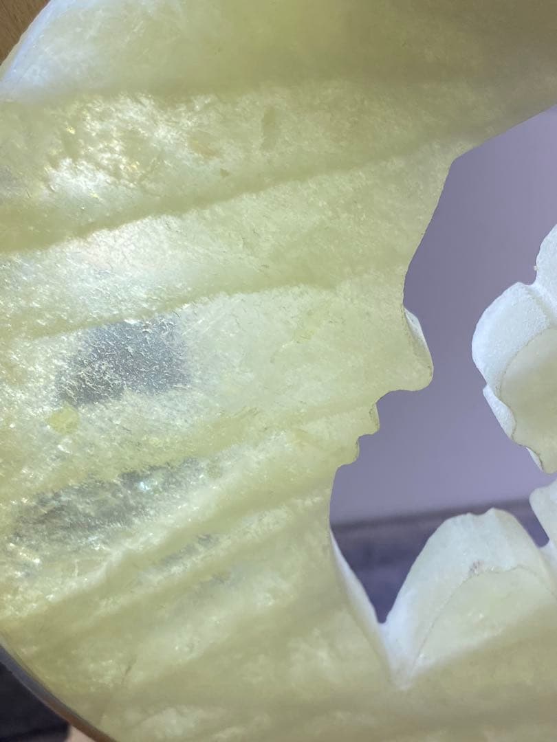 TZ468-2セール★虹入りシトリン月に乗った妖精回転台座セット天然石置物